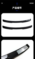 Pour les séries 3 et 5 (E46/E90/F30/G20/E60/F10/G30) - Aileron arrière avec lame de style modifiée, autres accessoires de modification
