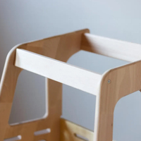 Tour d'aide à l'apprentissage en bois enfant en bas âge tabouret de sécurité pour enfants tour d'apprentissage tour d'aide de cuisine Montessori jouets éducatifs