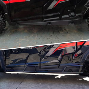 Yongjin ATV aksesoris hitam besi sisi Bumper ambil Bar UTV Bumper untuk <span class=keywords><strong>Polaris</strong></span> Umum XP 4 1000 EPS -4 pintu - Product Image 6