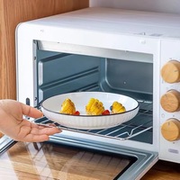 Bol en porcelaine de style nordique à rayures verticales, blanc pur avec bord noir, compatible micro-ondes, ensemble de bols à riz et à soupe pour la maison