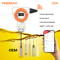 Capteurs de niveau d'eau sans fil Moray ME6001WD en acier inoxydable 4G NB-IoT LoRaWAN IP66 avec écran OLED