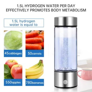 Generador de Agua Hidrogenada Portátil Eléctrico de Alta Calidad 2025, Filtro Ionizador, 800ppb de Contenido de Hidrógeno, 400mL, para el Hogar - Product Image 4