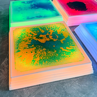 Dalles lumineuses LED sensorielles auto-adhésives pour sol, tapis de jeu pour enfants, équipement de salle sensorielle, idéal pour l'entraînement