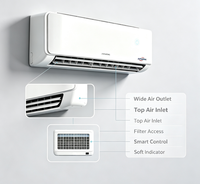 Climatiseur Split Facile à Installer avec Télécommande pour Maison