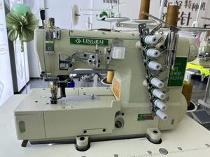 Machine à coudre interlock industrielle domestique à grande vitesse 562-03-07/D à 3 aiguilles et 5 fils, avec lit plat – Offre spéciale - Product Image 2