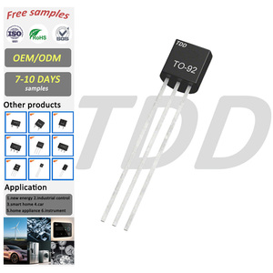 Nouveau Original 2N5401 TO-92 0.6A 160V PNP Transistor Commutation à usage général 2N5551 2N5401 <span class=keywords><strong>2N2222</strong></span> 2N2904 <span class=keywords><strong>2N3904</strong></span> - Product Image 1