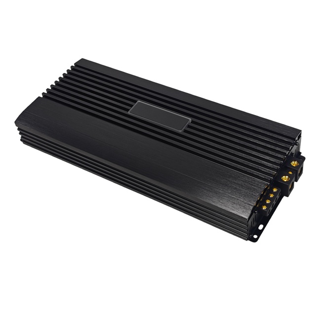 2000D Mono Car Amplifier 750W/1300W/2000W Multi Impedance High SNR Low THD Bass Amplifier for Automotive Subwoofer Audio System