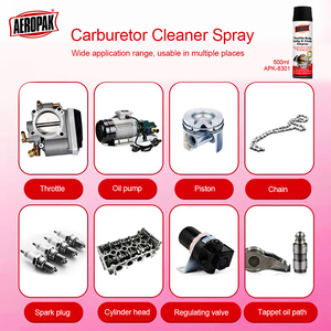 Aeropak 500ml <span class=keywords><strong>Nettoyant</strong></span> pour voiture écologique en aérosol pour l'accélérateur, les freins et le carburateur, en boîte en fer blanc - Product Image 4