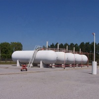 Station-service de haute sécurité Offre Spéciale Prix des réservoirs de stockage gpl de 100 tonnes