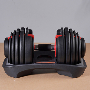 Manubrio Regolabile Compatto da 2,5 <span class=keywords><strong>kg</strong></span> a 24 <span class=keywords><strong>kg</strong></span> per Uso Domestico, Facile Cambio di Peso - Product Image 3