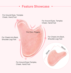 Großhandel Natürliche Gua Sha Stein-Massagewerkzeuge Online-Rabatt Jade-Roller für Gesundheitstherapie Gua Sha Massagegerät - Product Image 4