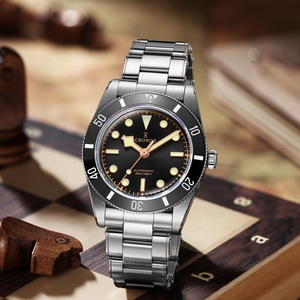 Montres de luxe pour hommes Cronos 37 mm Diver BB54 Vintage Automatique Boîtier en acier inoxydable Lunette en aluminium Fermoir papillon Mode Décontracté - Product Image 2