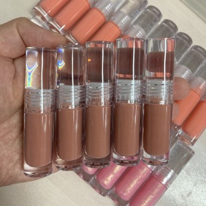 Grosir <span class=keywords><strong>lip</strong></span> <span class=keywords><strong>gloss</strong></span> lucu makeup gadis cinta vegan nude pink bening label pribadi <span class=keywords><strong>lip</strong></span> <span class=keywords><strong>gloss</strong></span> - Product Image 2