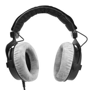 Coussinets de remplacement en mousse à mémoire de forme, oreillettes grises plus douces pour casque beyerdynamic DT 990 Pro DT 770 Pro <span class=keywords><strong>DT990</strong></span> DT770 Pro, vente en gros - Product Image 1