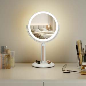 Bảng vẻ đẹp các nhà sản xuất 360 độ xoay vòng <span class=keywords><strong>Vanity</strong></span> gương với đèn trang điểm LED chiếu sáng mỹ phẩm gương - Product Image 1