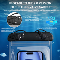 Pochette Téléphone Étanche IPX8 – Étui Étanche pour iPhone 17/16/15/14 Pro Max – Sac Étanche pour Téléphone Portable – Indispensable pour la Plage et les Croisières