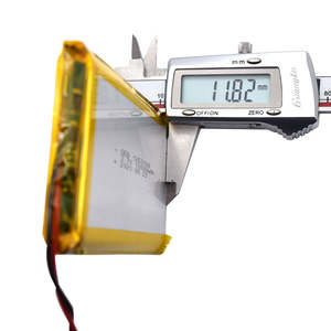 GEB 3.7V <span class=keywords><strong>10Ah</strong></span> 1260100 10000mAh Lipoバッテリー高容量ポーチリチウムポリマー充電式バッテリーPCB 1260100 <span class=keywords><strong>10Ah</strong></span> - Product Image 4