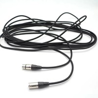 Longueur personnalisée d'usine 3pin mâle vers Xlr 3pin femelle câble convertisseur Dmx pour câble Audio Micro extension