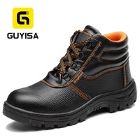 Chaussures de sécurité pour hommes GUYISA, à embout d'acier, anti-perforation, anti-écrasement, baskets de travail pour l'industrie et la construction, bottes de sécurité