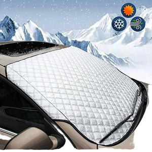Cubierta de <span class=keywords><strong>parabrisas</strong></span> de coche con logotipo personalizado, protección UV impermeable de 4 capas, protección contra nieve y <span class=keywords><strong>hielo</strong></span>, cubierta de ventana delantera de coche - Product Image 1