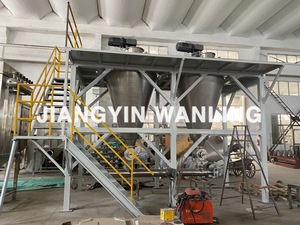 SHJ High Quality Double Spiral V Cone <strong>Mixer</strong> Easy Discharging Powder Mixing Vertical Natua <strong>Mixer</strong> - Product Image 6