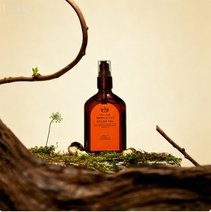 Sérum capillaire à l'huile d'argan, marque privée, 100 ml, double soin, non collant, protecteur thermique pour cheveux colorés - Product Image 1