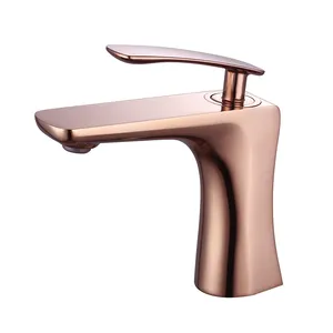 Chrome Plated Brass Single Handle Lavatory Basin Sink Faucet