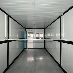 Venta de fábrica Casa de acero modular plegable para vivir o usar como casas de contenedores de panel sándwich de <span class=keywords><strong>hotel</strong></span>/apartamento - Product Image 2