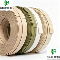 Bande de chant PVC de qualité fiable Shandong Mingbang, taille de rouleau personnalisée pour accessoires de meubles de garde-robe modulaires