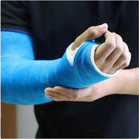 Pansement pour soins des plaies, plâtre orthopédique, bandage de plâtrage en fibre de verre, ruban de plâtrage médical en fibre de verre