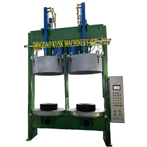 hydraulic vulcanizing press machine solid tire press for agricultural Tyre making machine