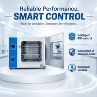 Four de séchage électrique à température constante de laboratoire 15L en acier inoxydable durable, RT+50-250°C, 600W, avec écran LCD