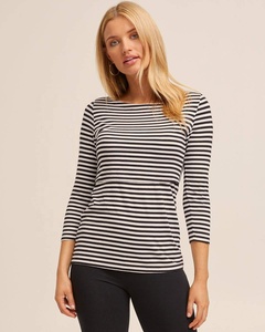 2020 de Otoño de las mujeres 3/4 mangas a rayas de Ribbed ropa de <span class=keywords><strong>lactancia</strong></span> superior de enfermería camisetas - Product Image 2