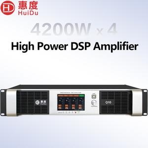 Amplificateur de puissance 4 canaux Q10 4x2100W 8 ohms Classe D Numérique USB Professionnel pour Système Sonore de Scène PA Amplificador Q3 Q5 Q7 Q8 Q9 Q - Product Image 1