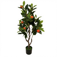 Hoogwaardige kunstmatige sinaasappelboom van kunststof, duurzame kunstboom voor binnen en buiten, decoratie voor nieuwjaar, bruiloft en achtergronddecoratie