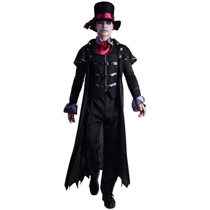 Qlq homens trajes de vampiro halloween fantasia vestido cosplay roupas de  vampiro para adulto