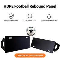 Planche de rebond de football pliable et imperméable en HDPE pour l'entraînement en extérieur