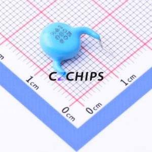 Condensador de Seguridad DCF471K34Y5PG62P0A0, Componente de Orificio Pasante (THT), P=10mm 470pF 10% 250V/400V X1, Y1 - Product Image 2