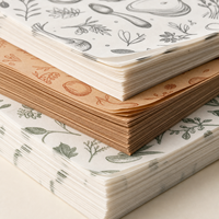 Papier de Doublure pour Panier Alimentaire Imprimé en Gros, Disponible en Plusieurs Tailles pour Restaurants, Cafés et Distributeurs