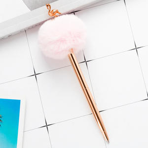Stylo bille en métal en forme de flamant rose, promotionnel et créatif du fabricant, largeur d'écriture 1,0 mm, personnalisable avec logo - Product Image 6