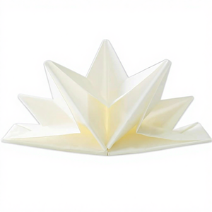 Serviettes en papier pour dîner pré-pliées, serviettes jetables en airlaid en forme d'étoile, origami, pour mariage, fête, banquet, vacances - Product Image 3