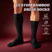 Chaussettes personnalisées pour hommes, design professionnel, chaussettes en fibre de bambou, nouvelle collection, chaussettes tricotées à rayures orientales, chaussettes personnalisées