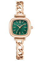 Ensemble de bijoux et montre à quartz pour femme en or rose, 5 pièces, cadran en nacre, montre-bracelet de luxe, cadeau idéal pour fête ou anniversaire