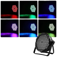 Lumière stroboscopique professionnelle 18*1W RGB LED lumières de scène Disco d'intérieur avec télécommande IP65 pour les fêtes et l'éclairage PAR DJ