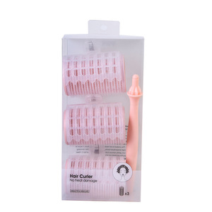 Rulos de nailon con mango para rizar el cabello, para peinados en forma de pera, flequillos y puntas de cabello; rulos de plástico; autoadhesivos - Product Image 5