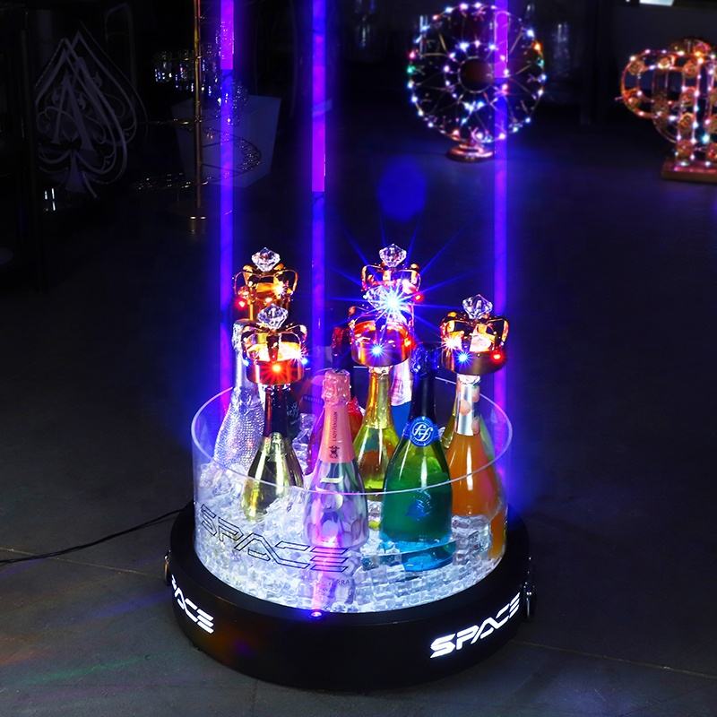 เลเซอร์ LED สีขาว + สีชมพู