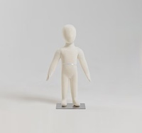 Mannequin réglable en plastique réaliste pour enfants pour organisateur de vêtements Maniquie durable pour enfants
