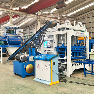 Гидравлический автоматический станок QT8-15 с ПЛК-управлением для производства пустотелых блоков и тротуарной плитки с двигателем и редуктором - Product Image 2