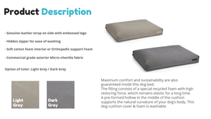 Özelleştirilebilir dört mevsim evrensel Pet yatak klasik kare ortopedik köpek sandık bellek köpük dolgu ile Teddy köpek yatağı - Product Image 5