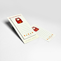 Promotion impression personnalisée a5 to do list bloc-notes magnétique en bambou bloc-notes et jolie note autocollante